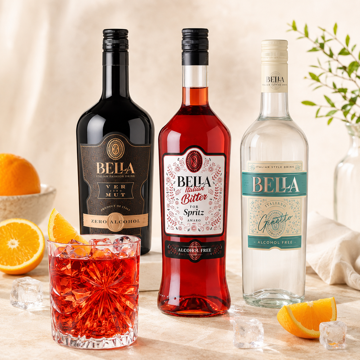 Alkoholmentes Negroni Mocktail csomag