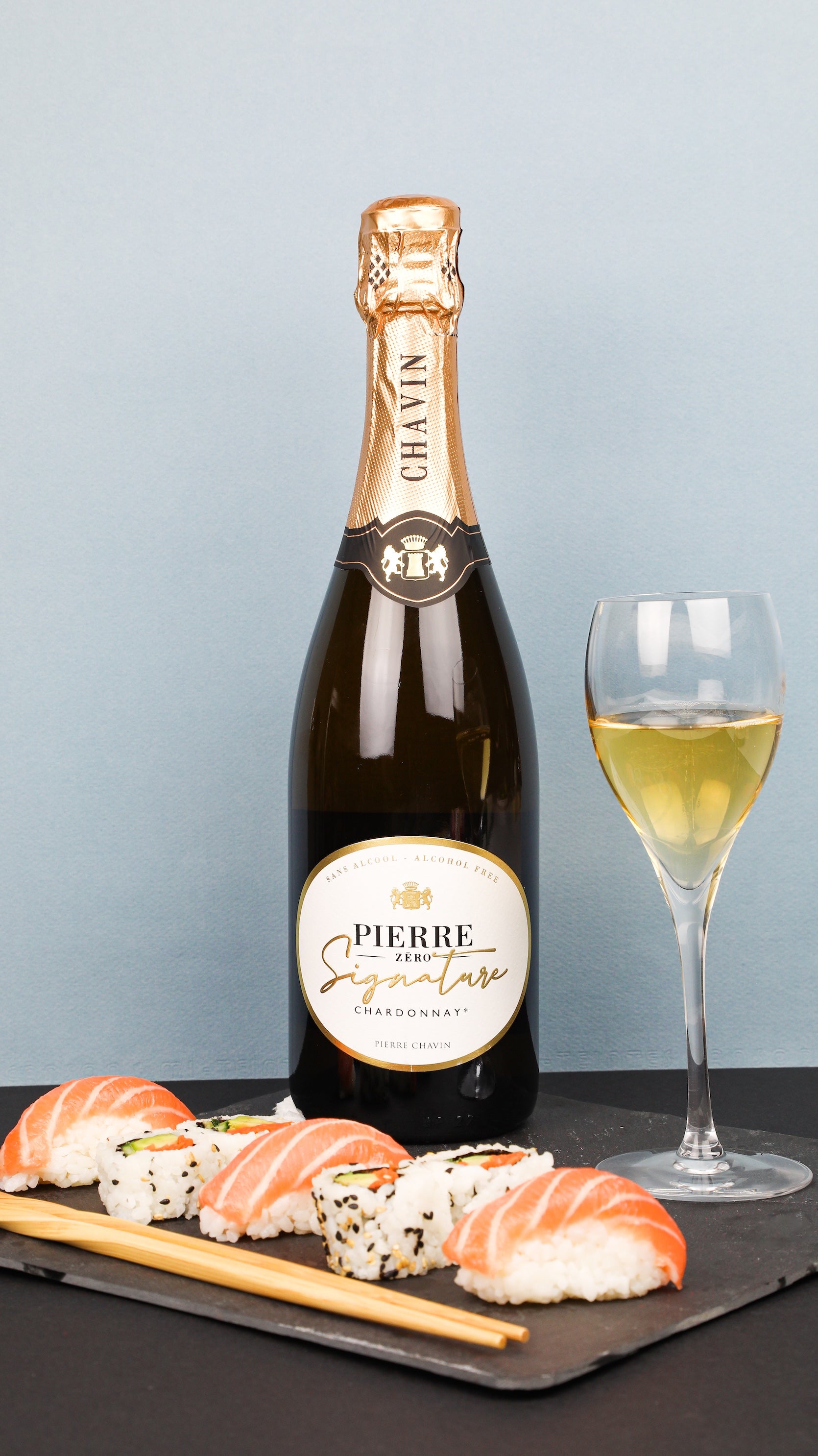 CHAVIN Pierre Zéro Signature Chardonnay Sparkling - non-alcoholic sparkling wine