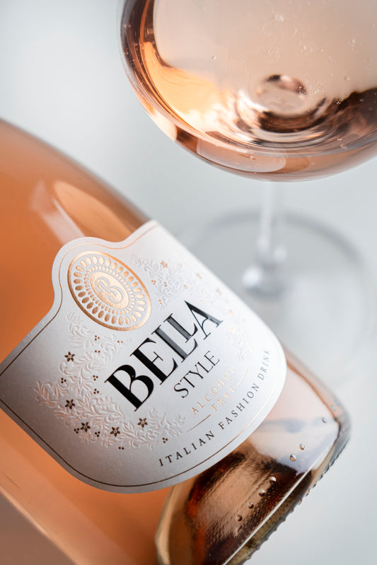 BELLA Style ZeroZero - alkoholmentes pezsgő rosé bor