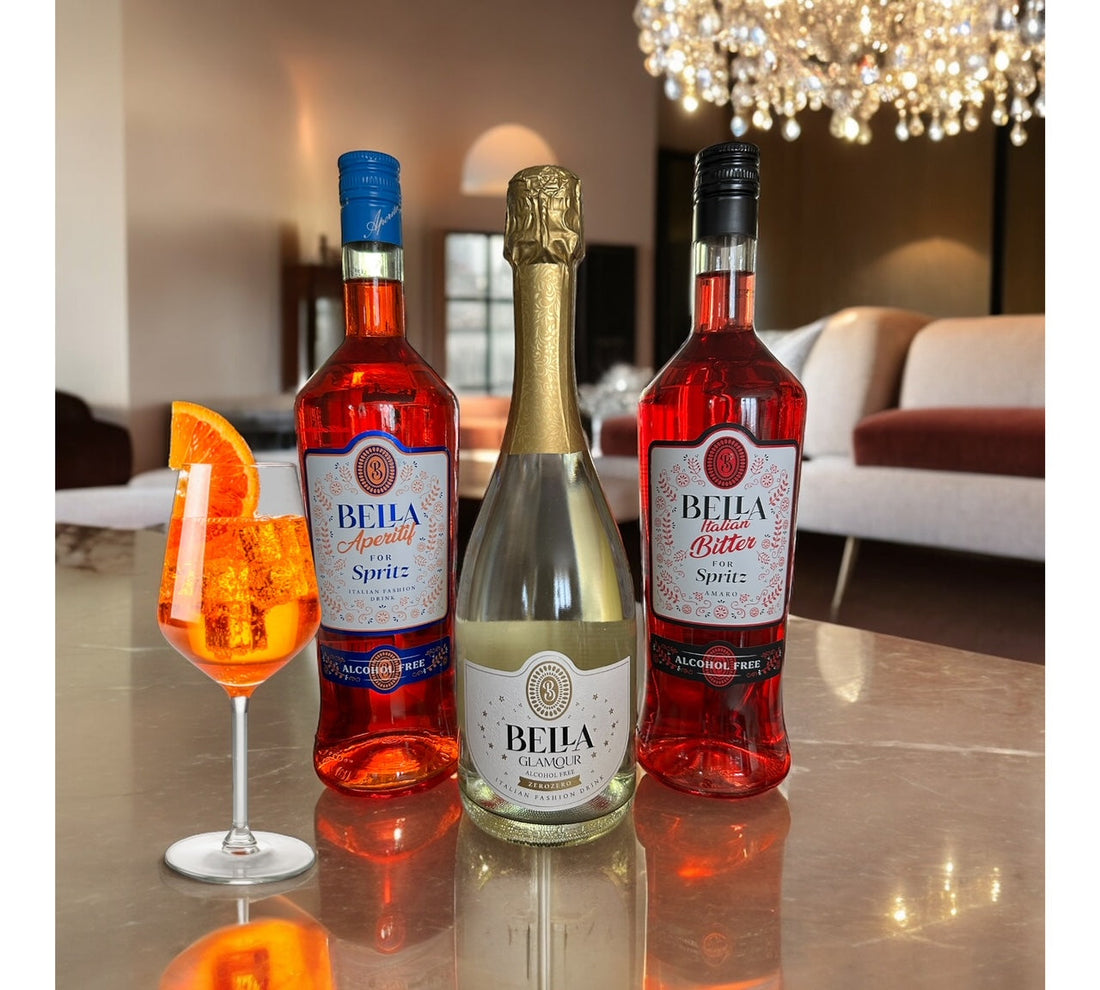 Alkoholmentes SPRITZ BELLA mocktail recept