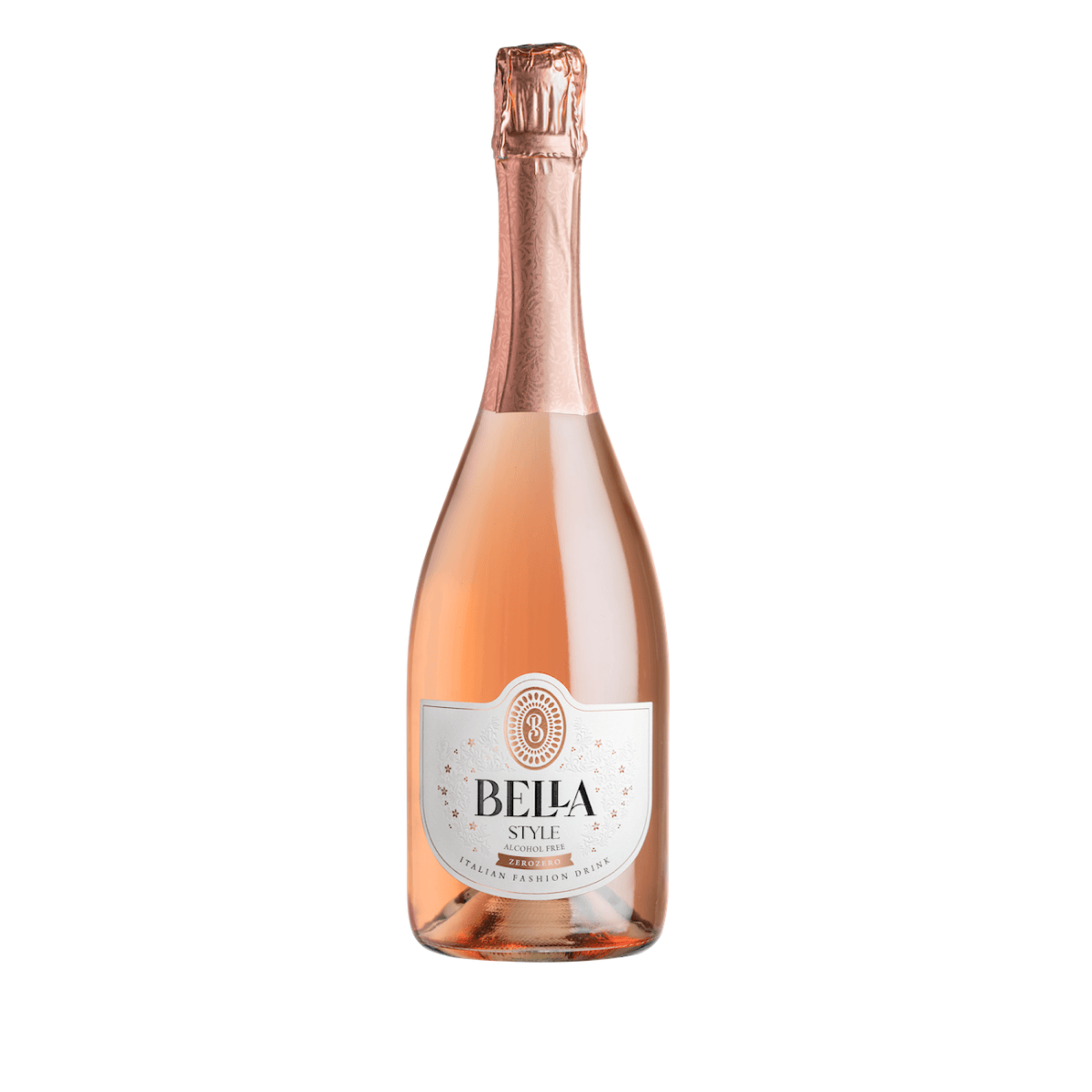 BELLA Style ZeroZero - alkoholmentes pezsgő rozé bor