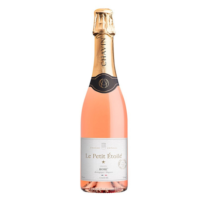 CHAVIN Le Petit Étoilé - alkoholmentes pezsgő rosé bor