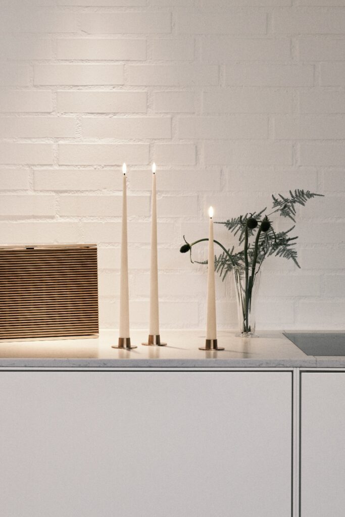 ester & erik prémium LED kúpos gyertya – valódi viaszból