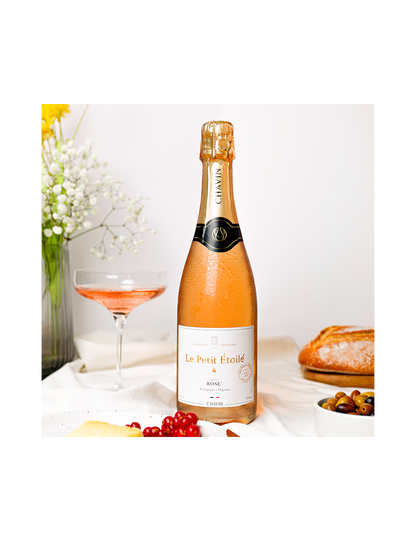 CHAVIN Le Petit Étoilé - alkoholmentes pezsgő rosé bor